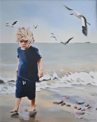 Strandpojken och måsarna