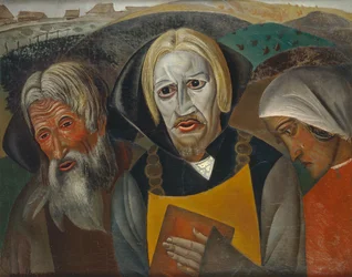 Vasily Kachalov som tsar Fjodor Ioannovich, 1923