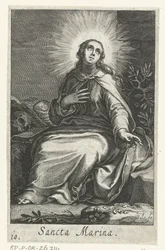 Saint Marina of Alexandria som eremitinna Sancta Marina (titel på objekt) Eremitinnor (serietitel) Sacra Eremus Ascetriarum (serietitel)