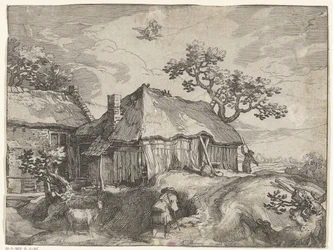 Landskap med gård och rån av Ganymedes Countryside Faces (serietitel)