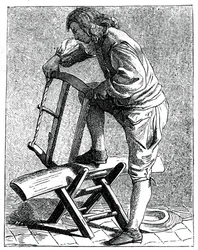 En vedhuggare, 1737-1742.