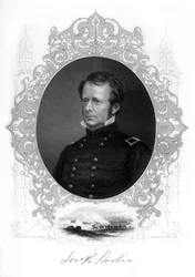 General Joseph Hooker, generalmajor i unionsarmén, 1862-1867.