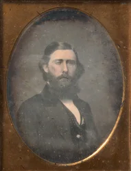 [skäggig man], 1853-57.