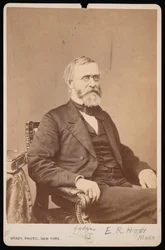 Porträtt av Ebenezer Rockwood Hoar 1816-1895, före 1895.