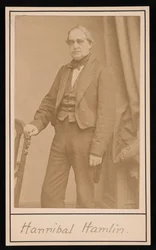 Porträtt av Hannibal Hamlin 1809-1891, 1857.