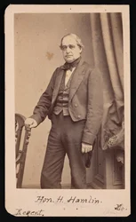 Porträtt av Hannibal Hamlin 1809-1891, 1857.