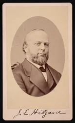 Porträtt av Julius Erasmus Hilgard 1825-1891, 1875.