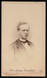 Porträtt av Lyman Trumbull 1813-1896, mellan 1862 och 1869.