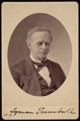 Porträtt av Lyman Trumbull 1813-1896, mellan 1868 och 1881.