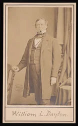 Porträtt av William Lewis Dayton 1807-1864, före 1864.