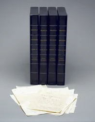 Bram Stokers original maskinskrivna manuskript av 