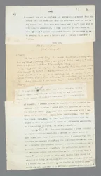 Sida 93, Kapitel 5, Del av Dr Sewards grammofondagbok som beskriver hans patient, Renfield, från Bram Stokers maskinskrivna originalmanuskript av 