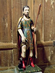 St. Rocco (1295-1327) (polykromt trä)