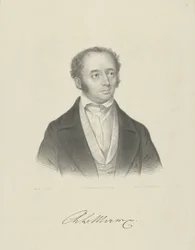Porträtt av Adolph Bernhard Marx 1795-1866, ca. 1830-1840.