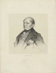 Porträtt av kompositören François Antoine Habeneck 1781-1849, ca. 1840.