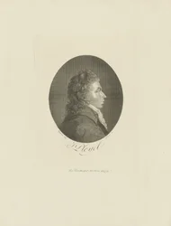 Porträtt av kompositören Ignace Pleyel 1757-1831, ca. 1800.