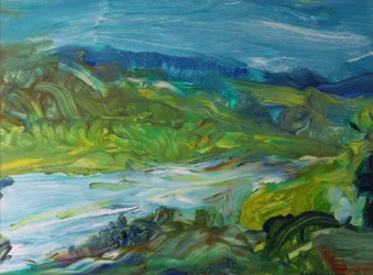 Blue River Landscape II, 1988