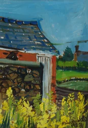 Kålblommor i trädgården, 1983