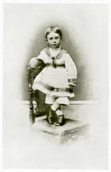 Aubrey Beardsley, 2 år och 3 månader gammal