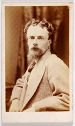 Visitkort av John Atkinson Grimshaw (s/v foto)