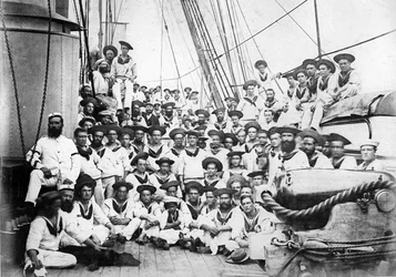 Företag ombord på HMS Eclipse, ca 1888