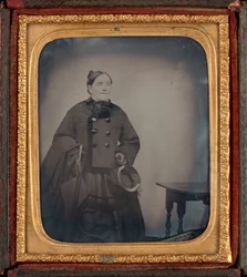 Porträtt av en kvinna,ca. 1860 (foto)