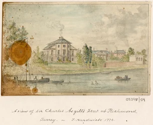 En serie skisser, vyer i Storbritannien, kontinenten och Amerika 1772-1778 (akvarell)
