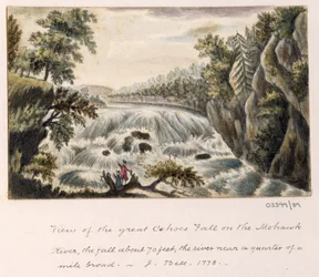 En serie skisser, vyer i Storbritannien, kontinenten och Amerika 1772-1778 (akvarell)