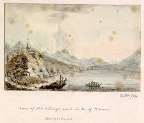 En serie skisser, vyer i Storbritannien, kontinenten och Amerika 1772-1778 (akvarell)