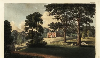 East Cowes Castle, Isle of Wight, säte för arkitekten John Nas