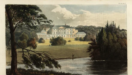Enmore Castle, Somerset, säte för den 3:e earlen av Egmont