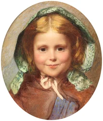 Girl in a Bonnet (akvarell)