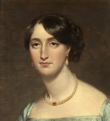 Porträtt av Fanny Kemble, ca 1830 (olja på duk)