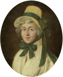 Porträtt av Hannah More, ca 1800 (olja på kartong)