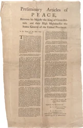 Preliminära artiklar om fred mellan...Storbritannien och...Förenade provinserna, 2 september 1783