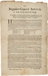 Kungörelse till officerare och soldater från den kontinentala armén, 20 oktober 1780