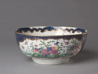 Punch Bowl, Worcester Porslinsfabrik, ca 1770