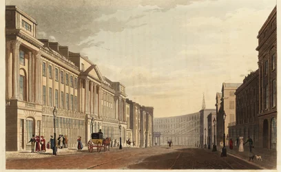Regent Street, med utsikt mot Quadrant, London