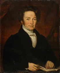 Reverend Evan Evans (olja på duk)