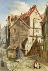 Steep Street (olja på duk)