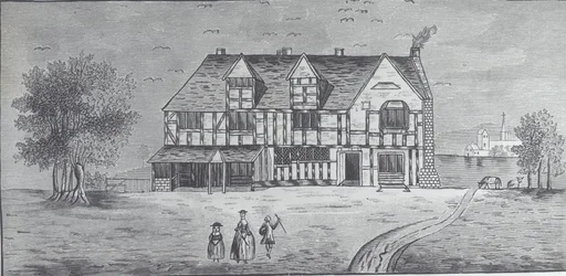 Stratford-on-Avon: Shakespeares hus (gravyr)