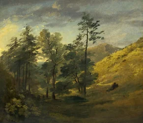 Utsikt nära Keswick; Kväll