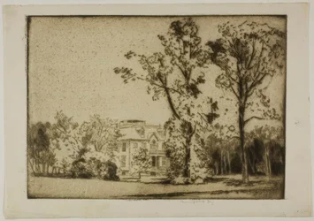 Charles Deerings hus i Evanston, framifrån