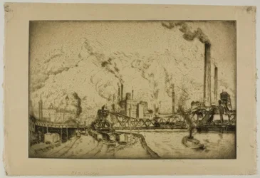 Chicago – B.  O. Bridge, 12th St.