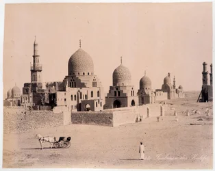Egypten: kalivernas grav - fotografi av bröderna Zangali, sent 1800-tal