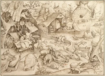 Acedia Sloth Från serien Seven Deadly Sins, 1557