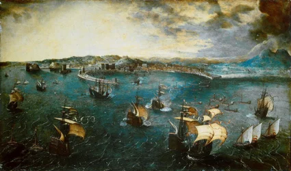 Utsikt över Neapelbukten, ca 1550-1565.