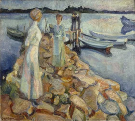 Vid kajen - Larkollen