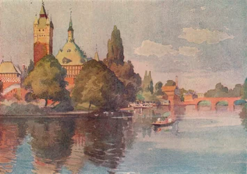 Shakespeare Memorial Theatre, Stratford On Avon, c1905