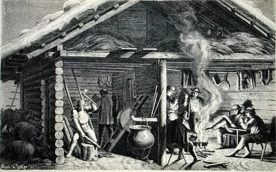 Chalet på Bundalp (gravyr)